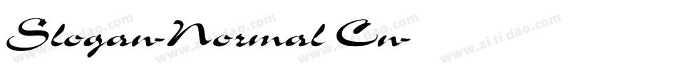 Slogan-Normal Cn字体转换